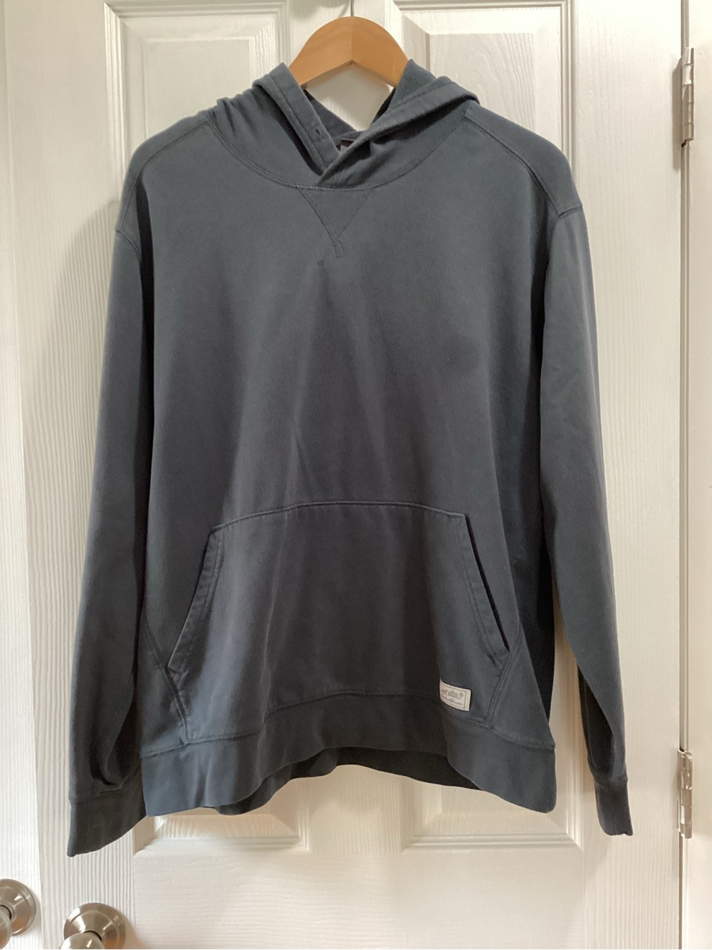 Eddie Bauer Men's Hooded Pullover in Slate Gray
